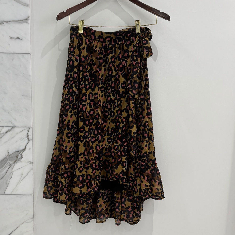 Scotch & Soda Fading Roads Midi Wrap Skirt